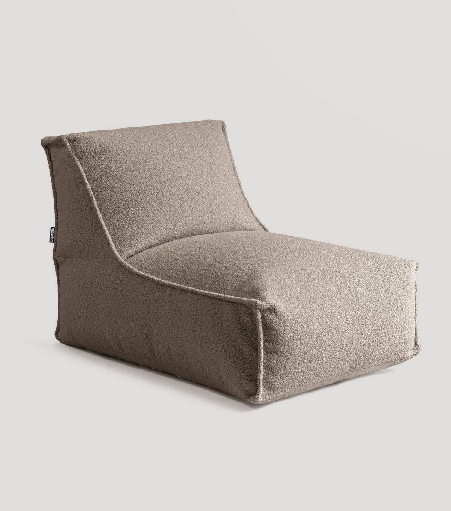 mokebo® 'Doze' Bouclé Sitzsack Bean Bag Relaxsessel Lesesessel