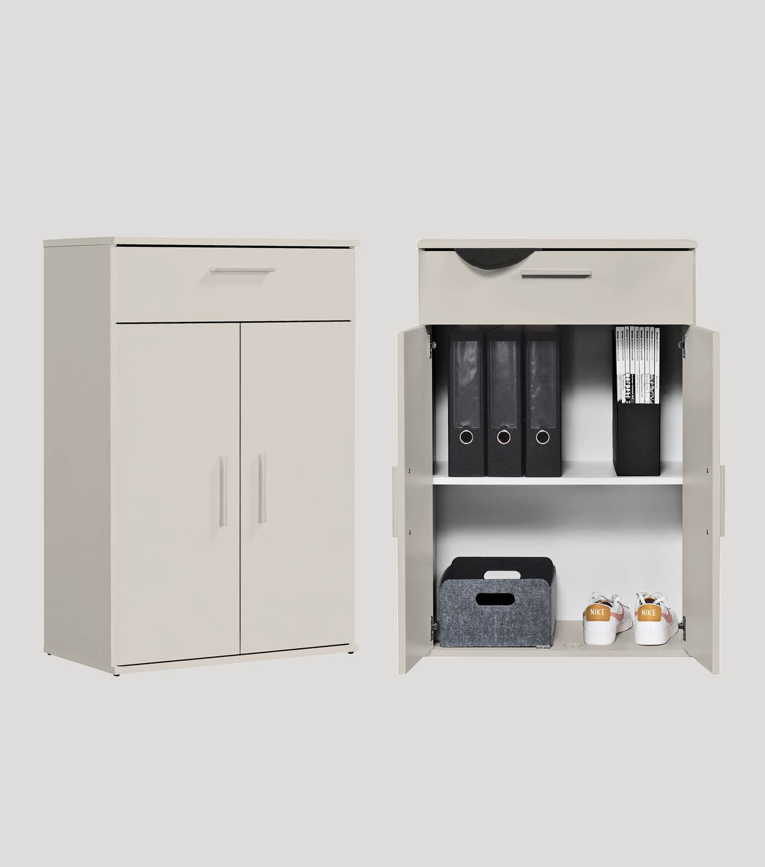 Mehrzweckschrank + Schubladen 'Der Praktische' Aktenschrank Schuhschrank