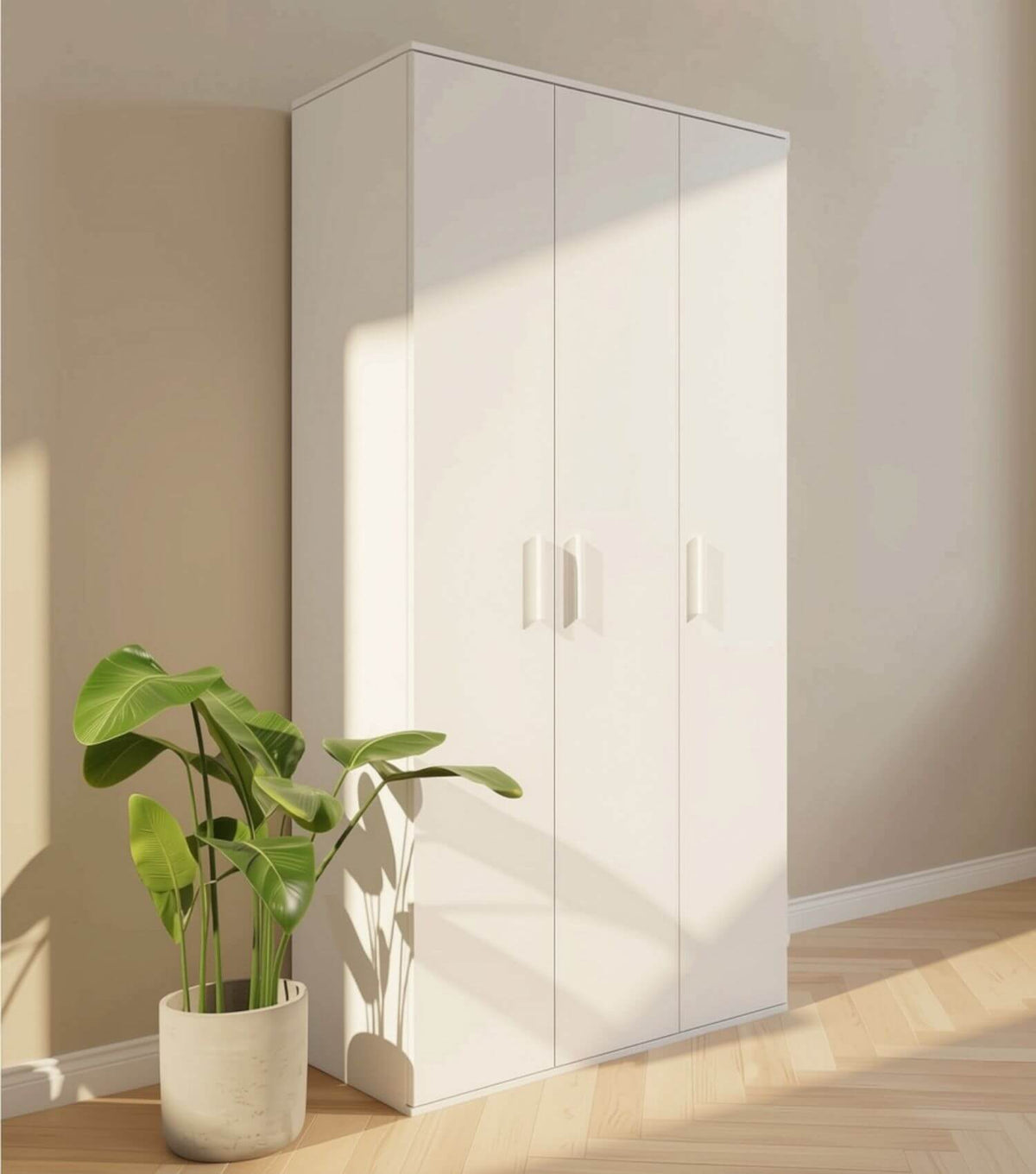 Utility cabinet 'Trio' household cabinet broom cupboard pantry cabinet
