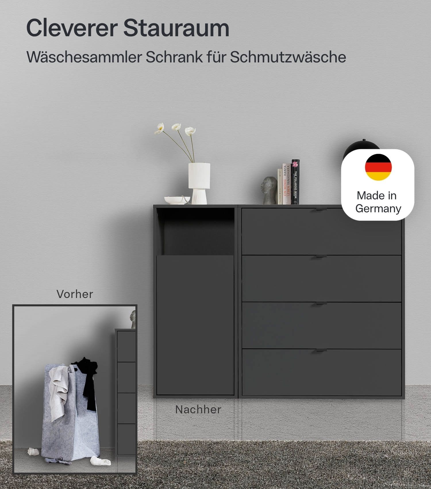 Wasmandkast 'Der Wäschehüter'