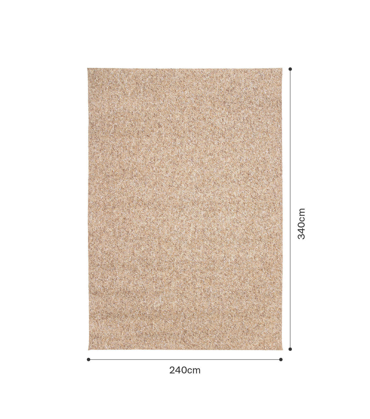 Waschbarer Indoor Teppich 'Loop' Teppich Wohnzimmer Moderner Teppich