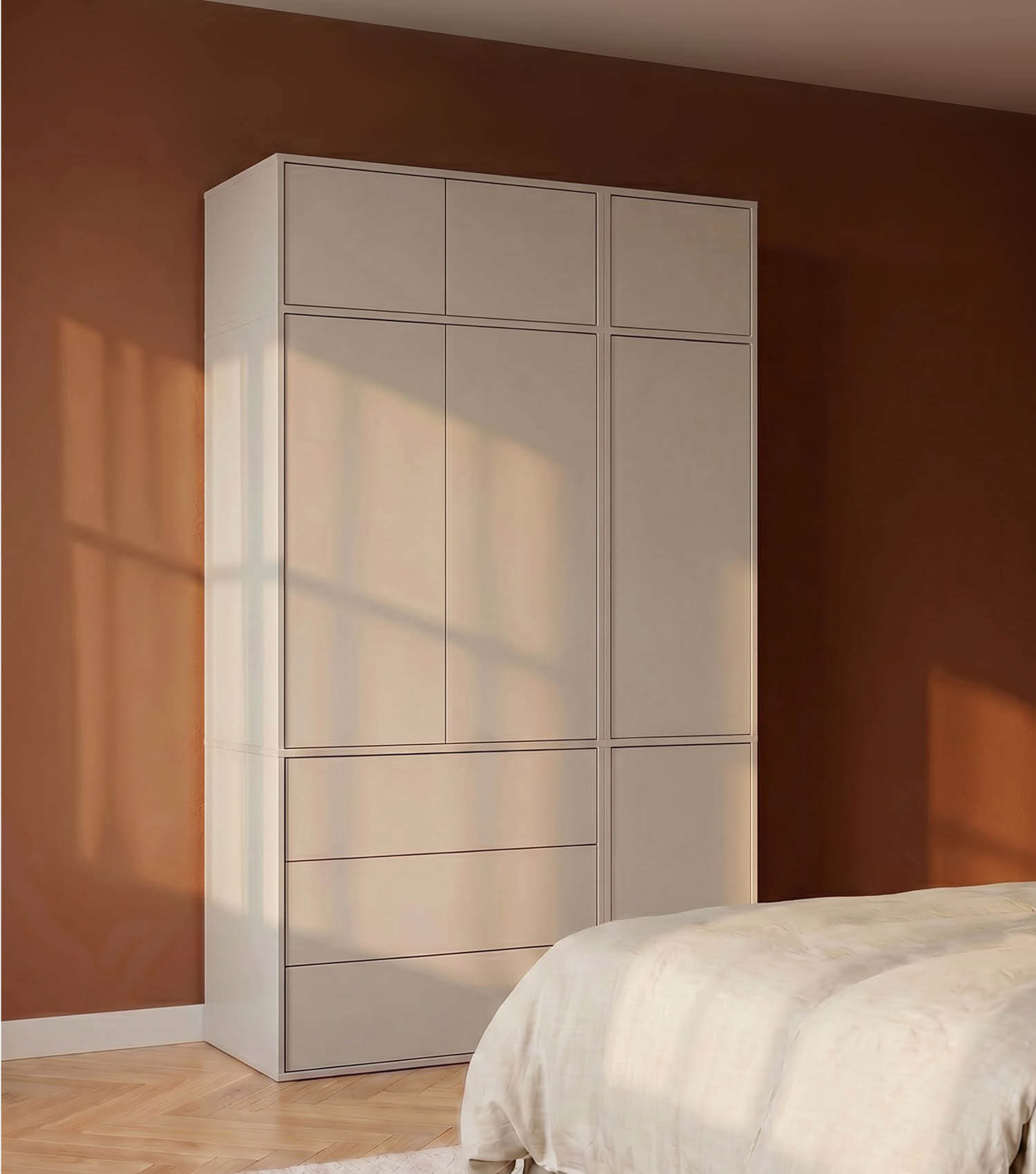 Kleiderschrank 'Robe' Schlafzimmerschrank Garderobe Flurschrank