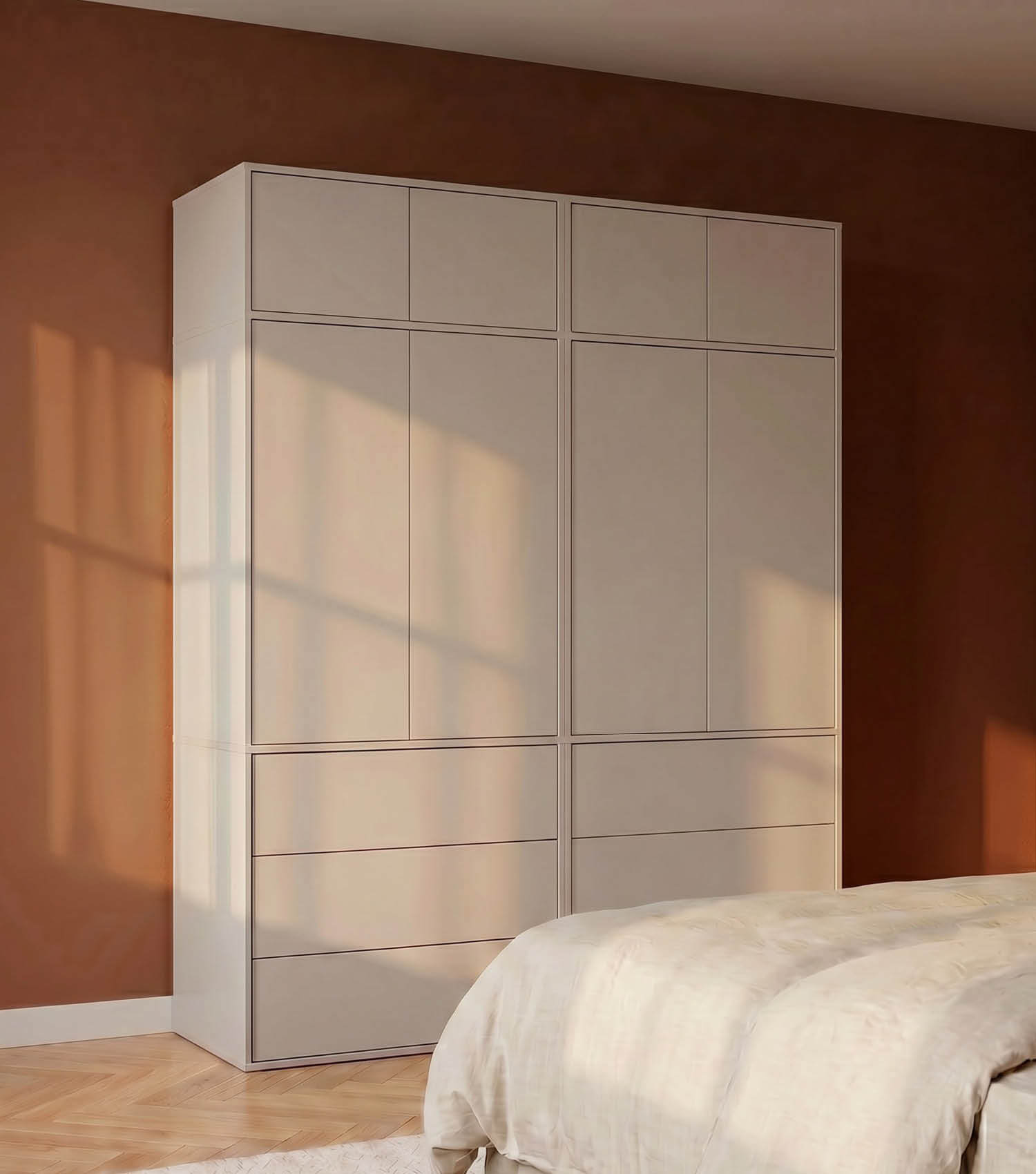 Kleiderschrank 'Robe' Schlafzimmerschrank Garderobe Flurschrank