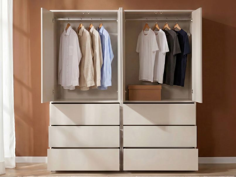 Kledingkast Kaschmir 'Robe' open