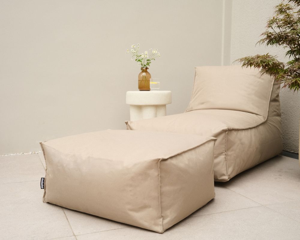 Outdoor Sitzsack 'Der Sundowner' in Khaki-Beige