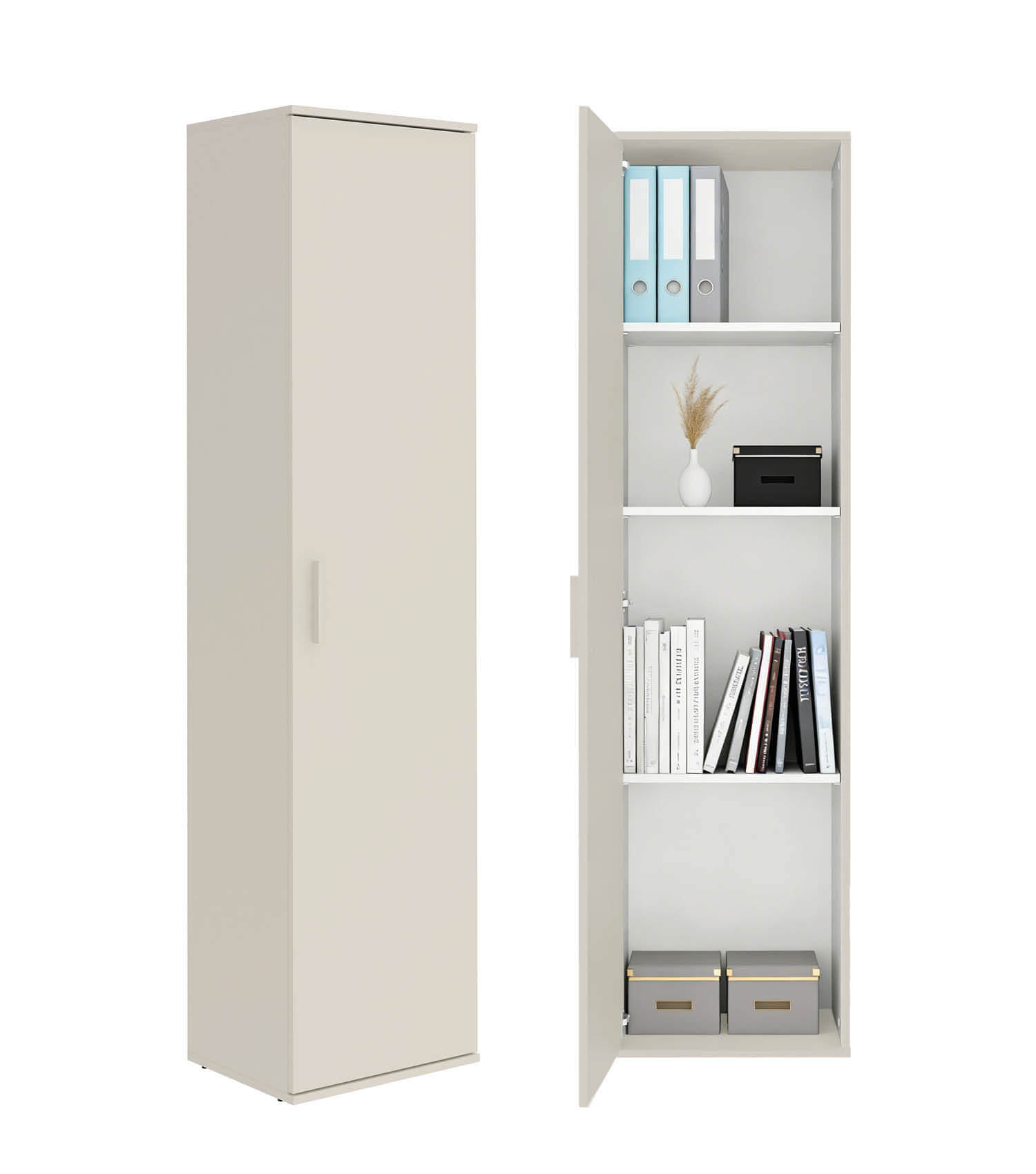 Narrow broom cabinet, cleaning supply cabinet, multi-purpose cabinet, hallway cabinet, kitchen cabinet, storage cabinet