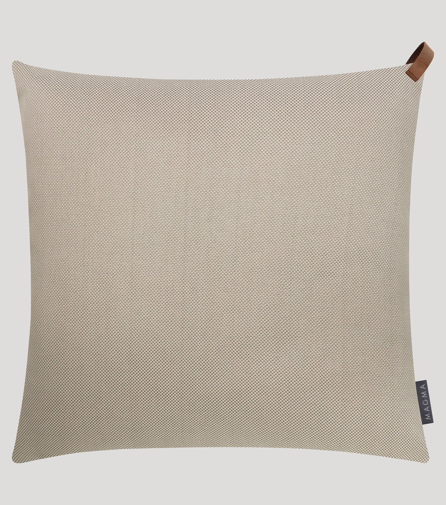 Outdoor Kissenbezug ‘Das Sonnenplätzchen’ mit Lederschlaufe 50x50