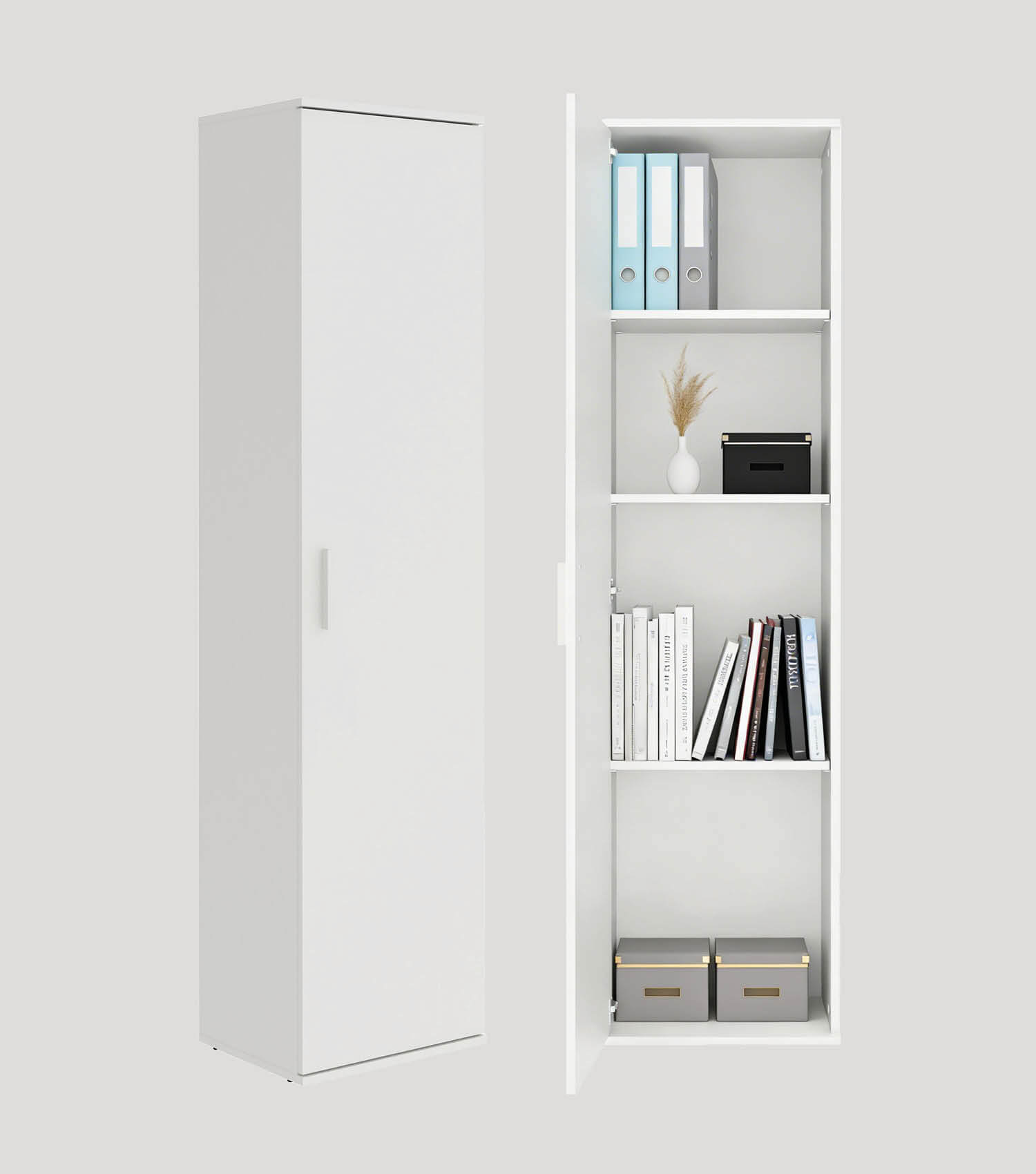 Besenschrank schmal Putzschrank Schrank Allzweckschrank Flurschrank Küchenschrank Mehrzweckschrank