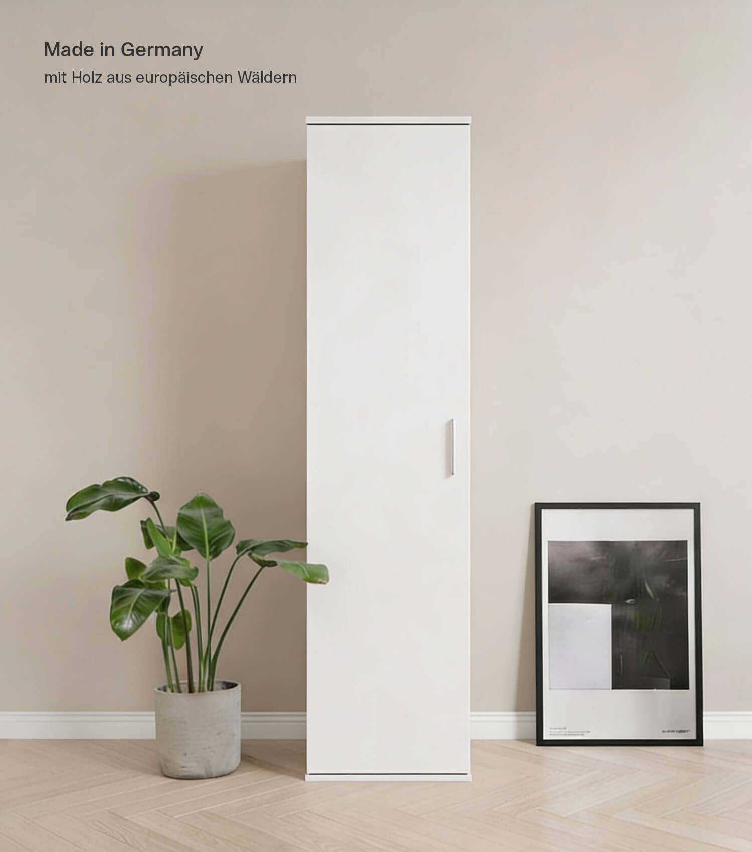 Besenschrank schmal Putzschrank Schrank Allzweckschrank Flurschrank Küchenschrank Mehrzweckschrank
