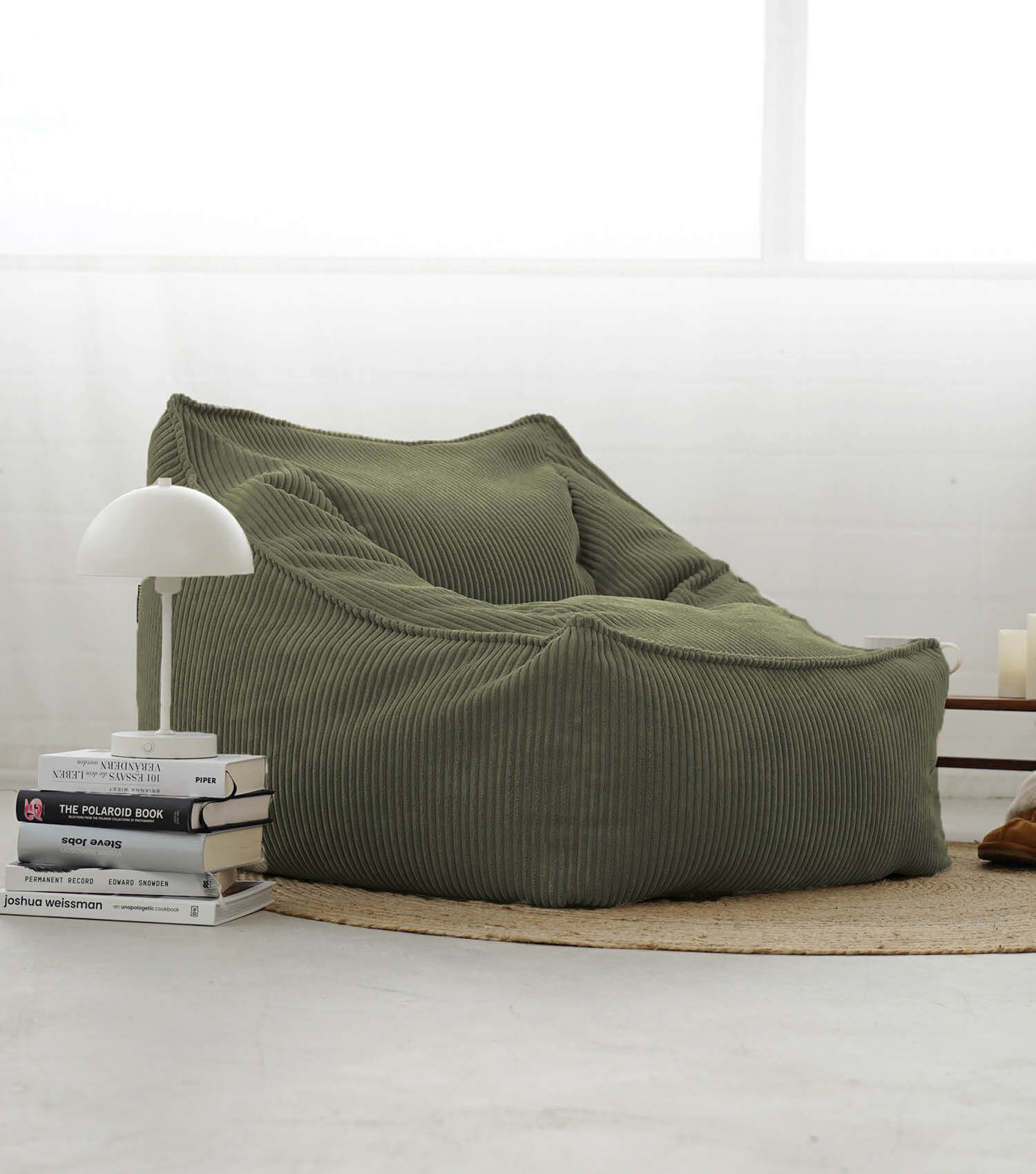 RELOVED Zitzakstoel Corduroy 'Der Lümmel'
