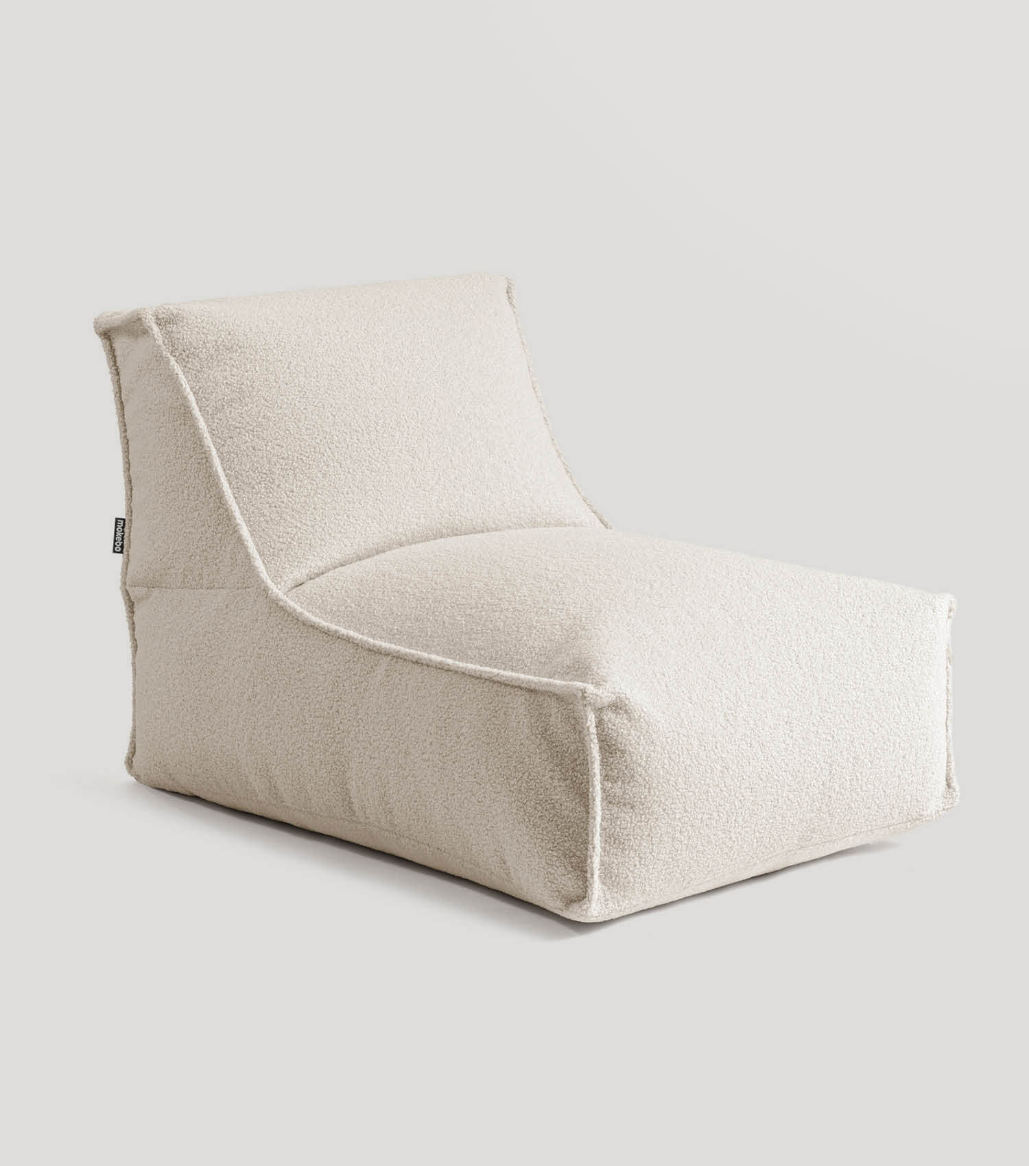 mokebo® 'Doze' Bouclé Sitzsack Bean Bag Relaxsessel Lesesessel