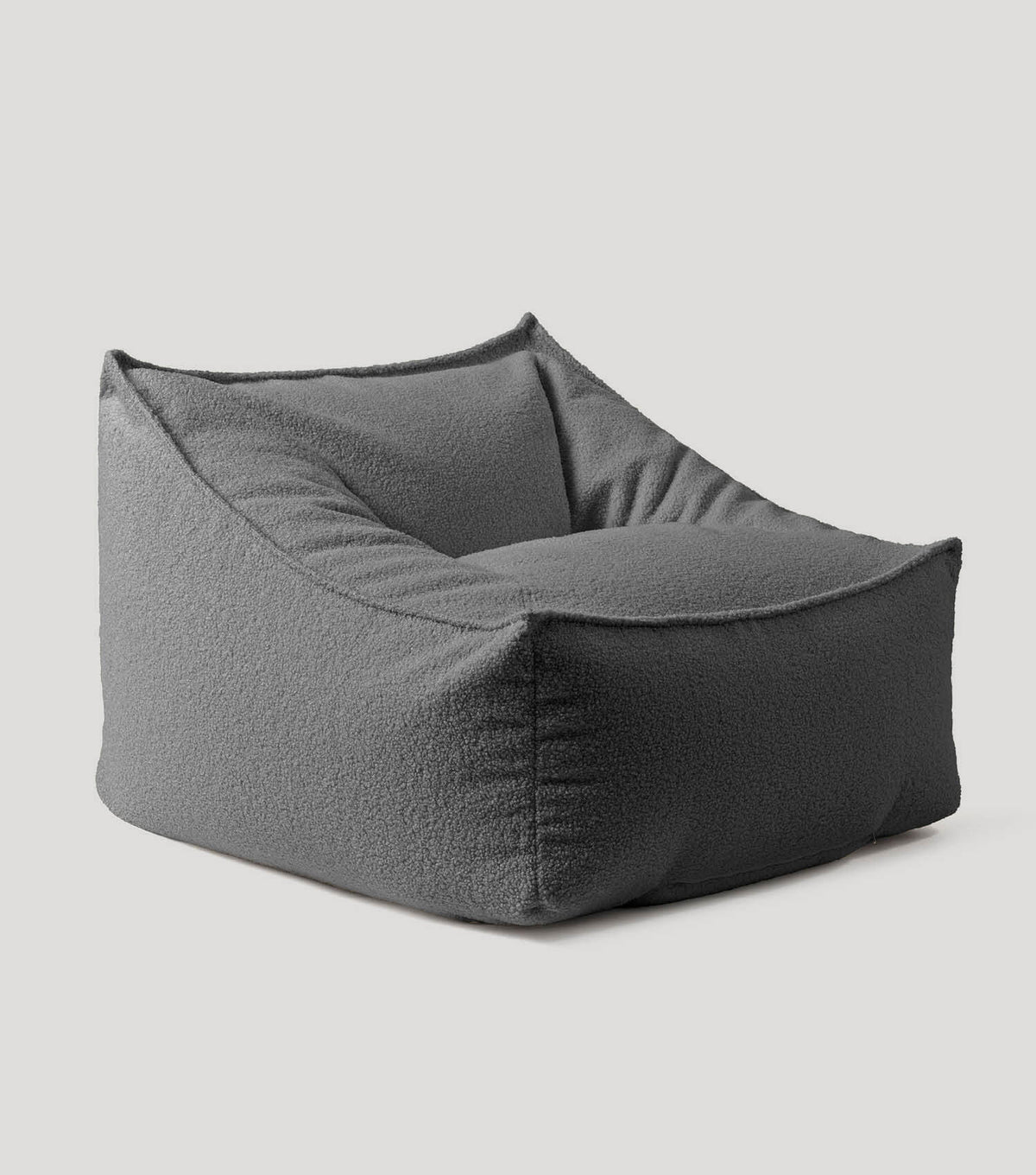 'Snug' Bouclé bean bag armchair reading chair#sku_BB8.1Felis-007ant