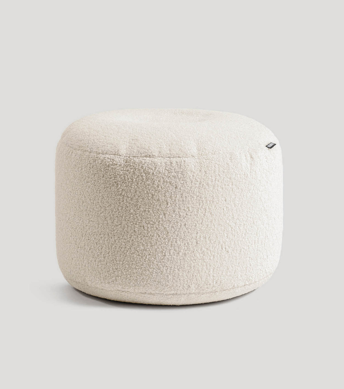 mokebo® 'Mochi' Bouclé poef hocker voetenbankje bijzettafel#sku_PF4mini-Felis-080natur