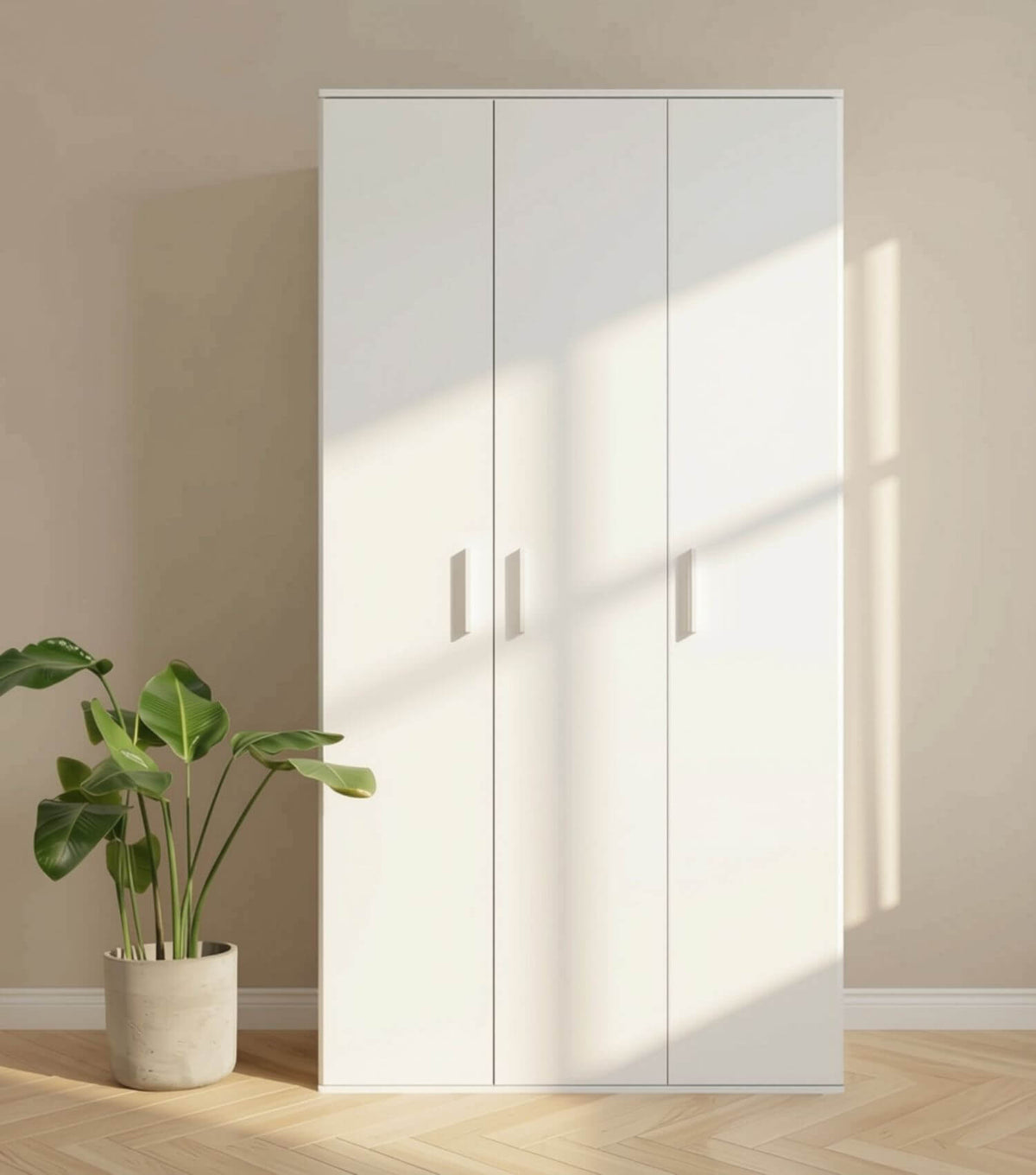 Utility cabinet 'Trio' household cabinet broom cupboard pantry cabinet