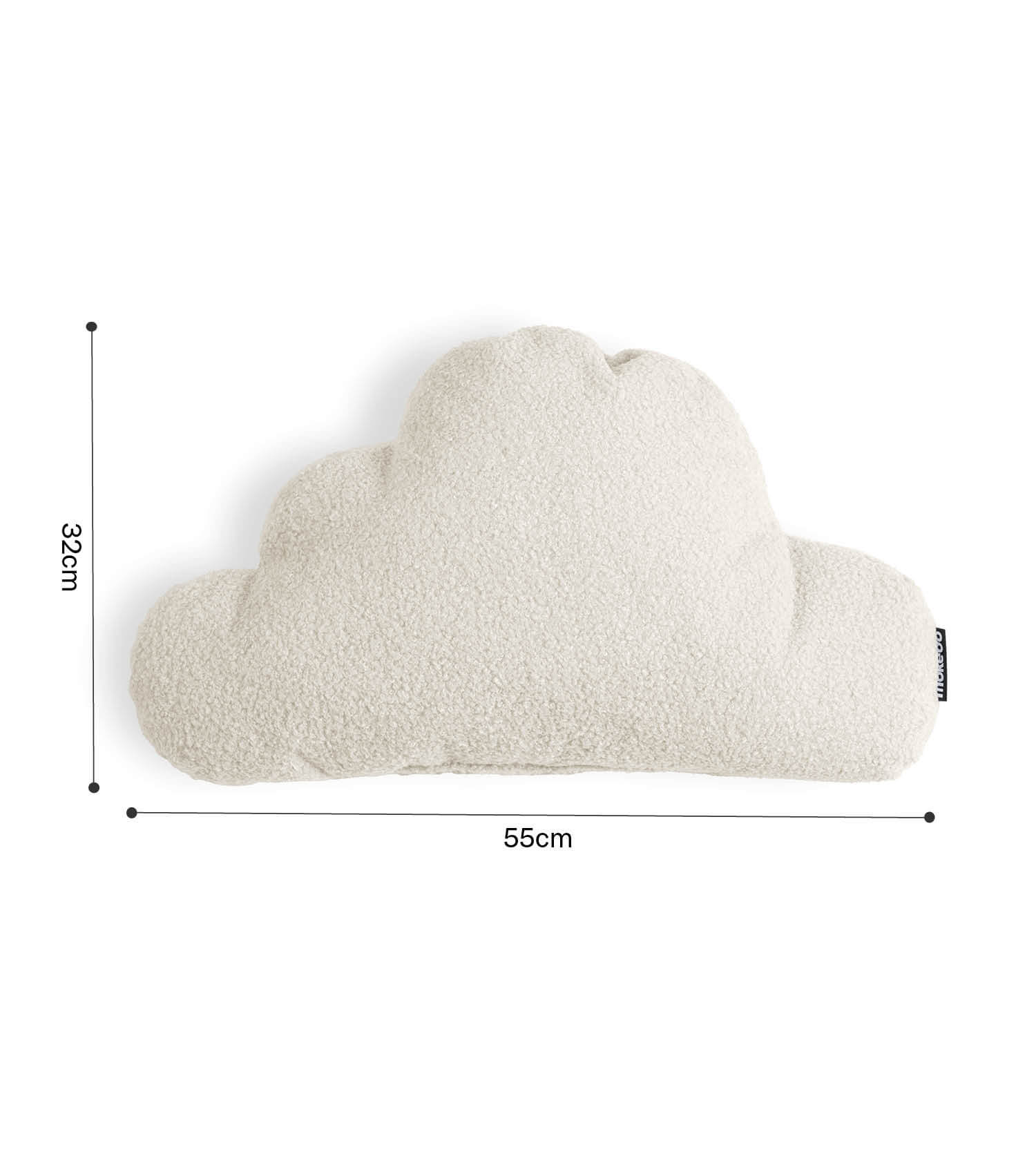 Bouclé Kissen Wolkenform Dekokissen Sofakissen Nackenkissen Zierkissen Kinderkissen