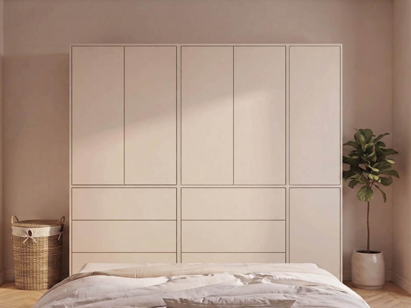 Kleiderschrank 'Robe' mit Schubladen
