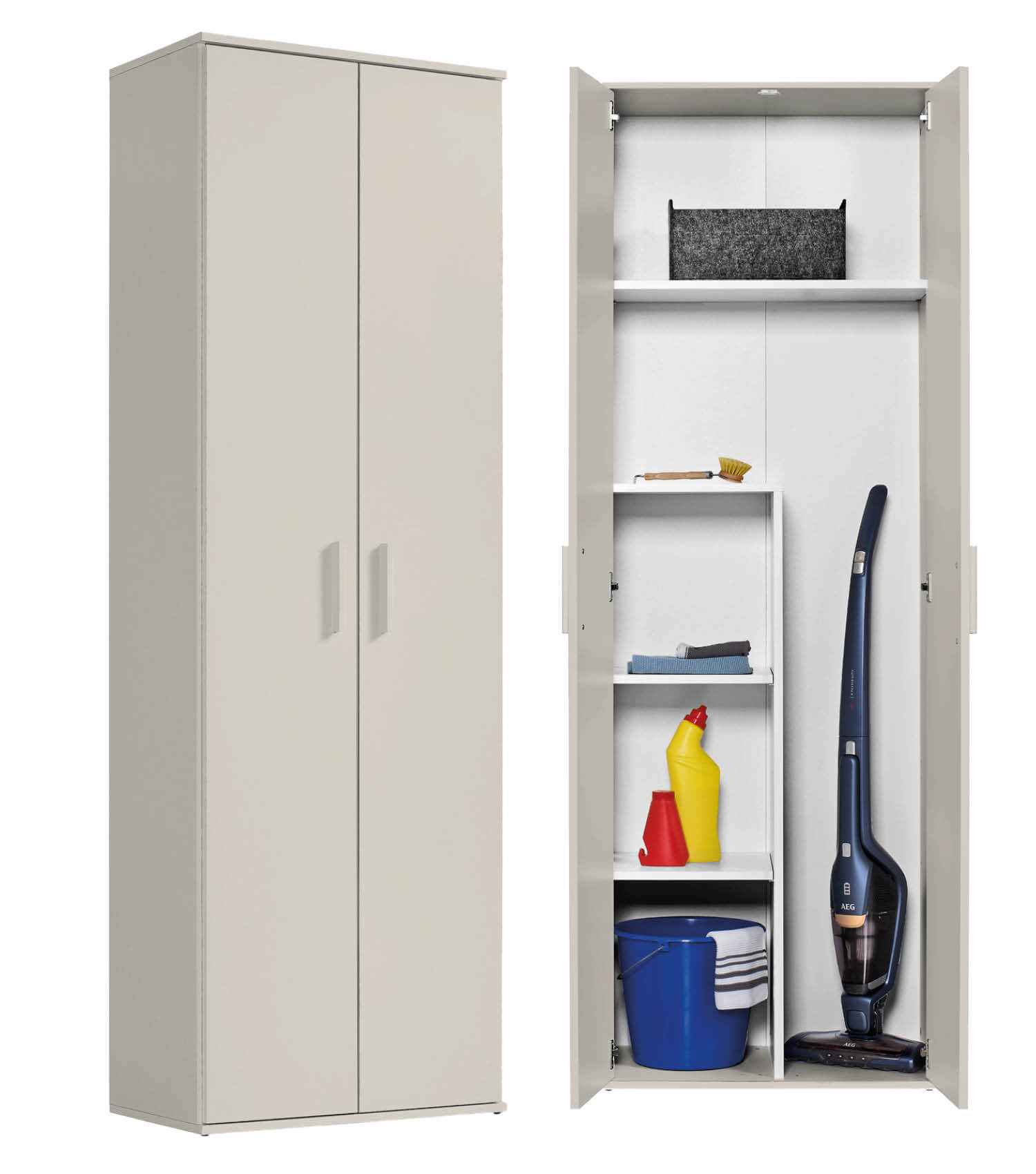 Besenschrank schmal Putzschrank Schrank Allzweckschrank Flurschrank Küchenschrank