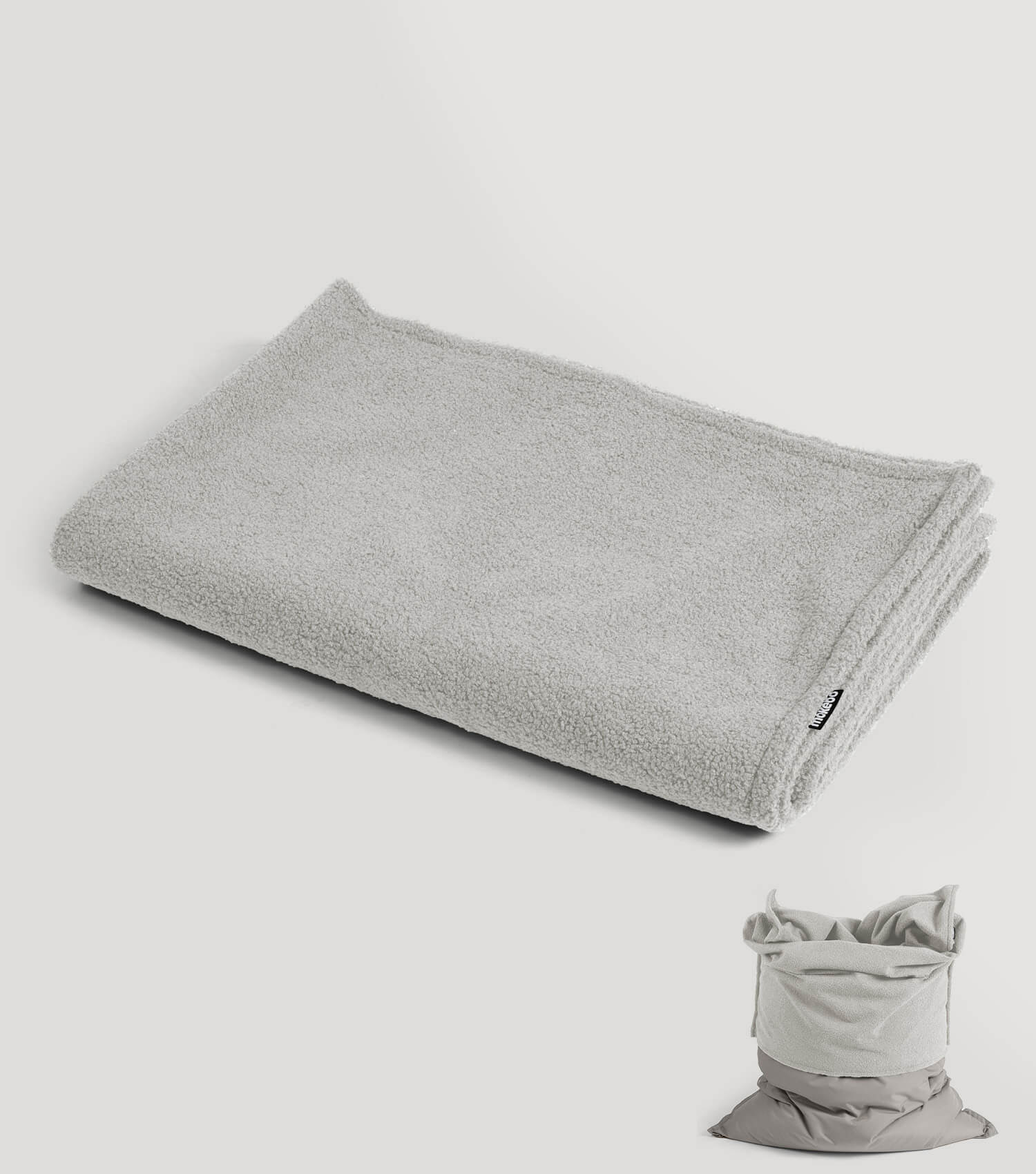 Cord Bezug Sitzsackcover Sitzsack Hülle Bean Bag Cover Sitzkissen#sku_CV1_BB5.2Felis-003grau