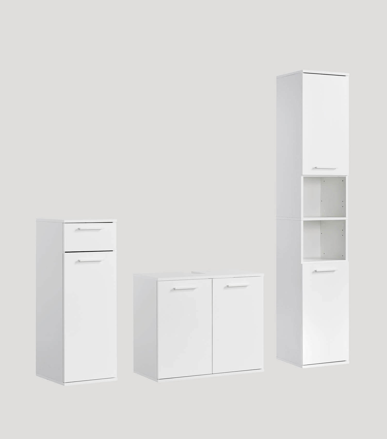 Badmöbel Set Badschrank Set Badschränke Badezimmerschränke Schrank Set#sku_BS6.2-alpw