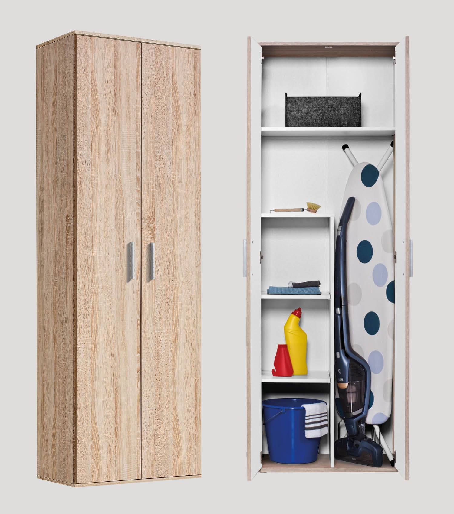 Mehrzweckschrank Besenschrank Schrank Allzweckschrank Flurschrank Küchenschrank#sku_MS1.3se-bs