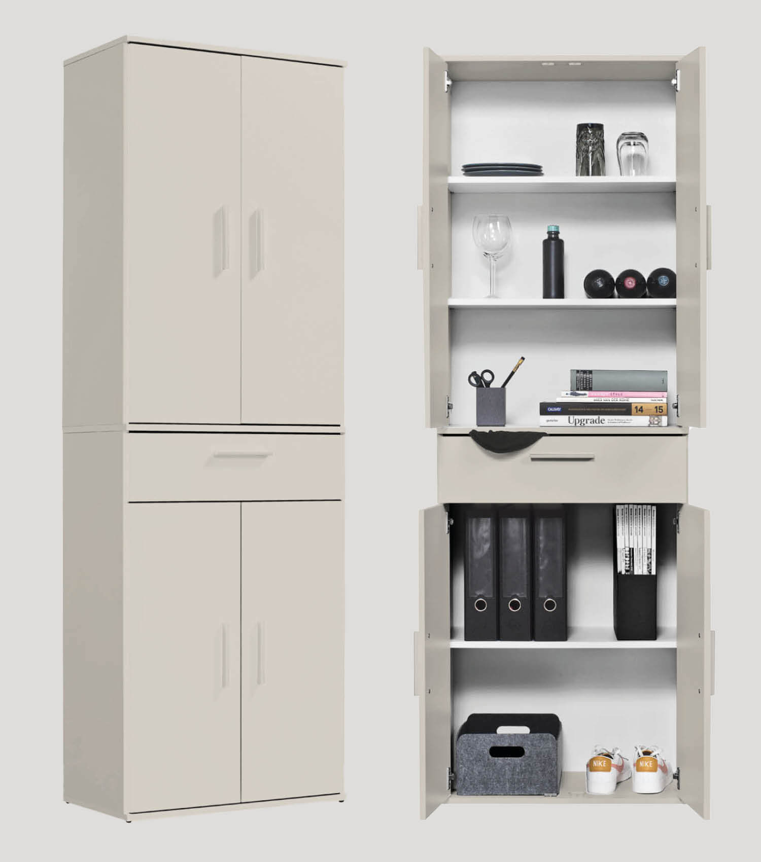 Armoire multifonction + tiroirs 'Der Praktische' classeur range-chaussures