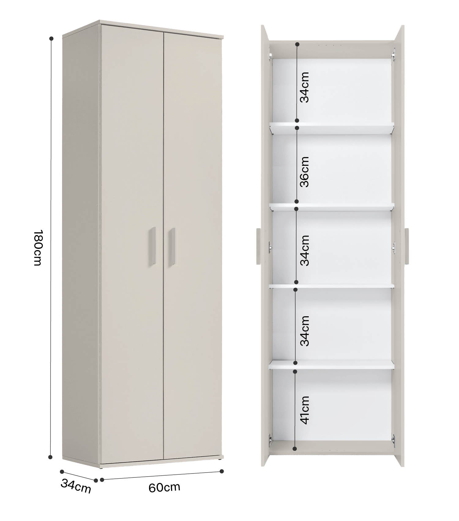 Mehrzweckschrank Aktenschrank Schuhschrank Allzweckschrank Flurschrank