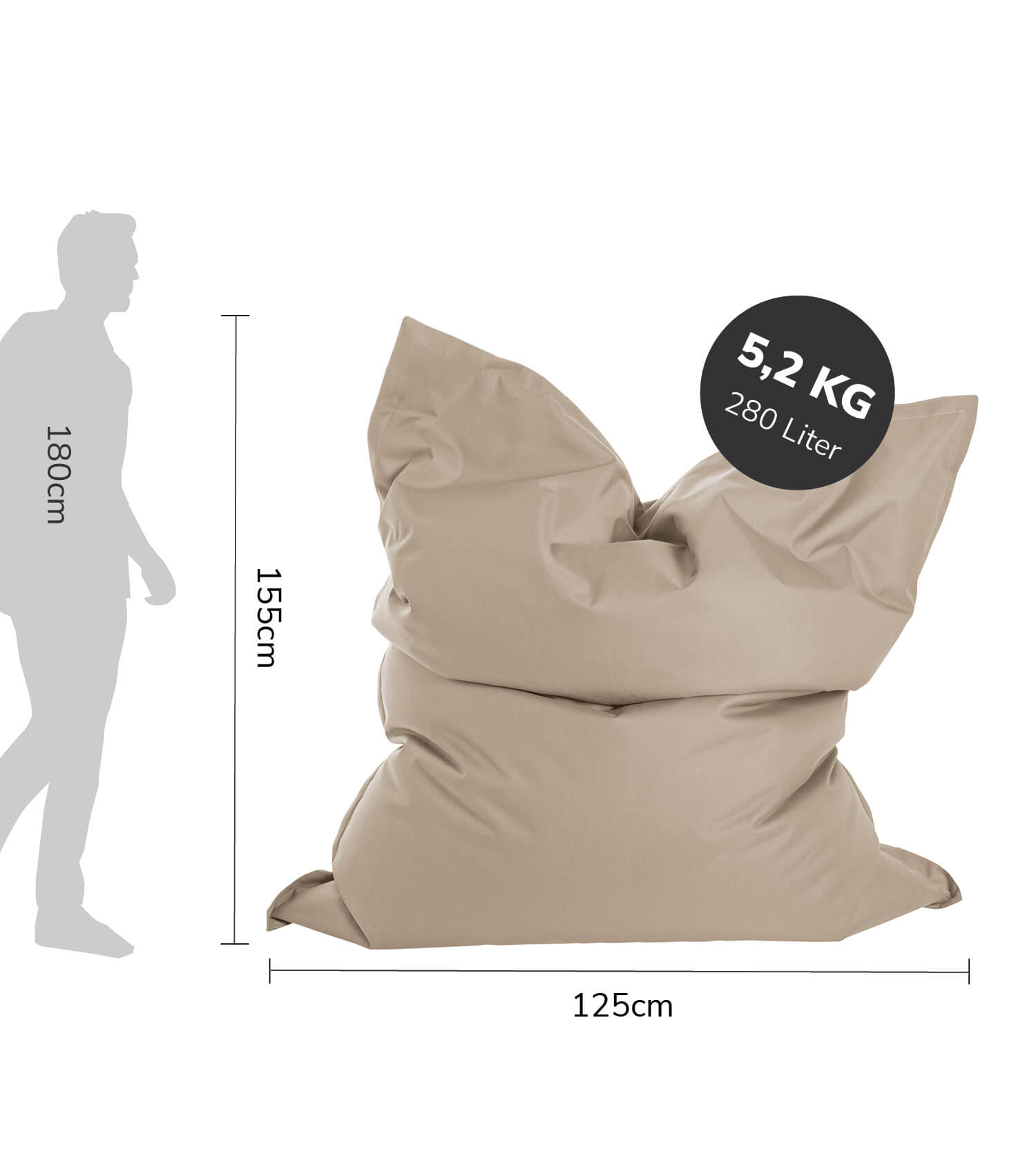 Sitzsack XXL  'Der Sundowner'