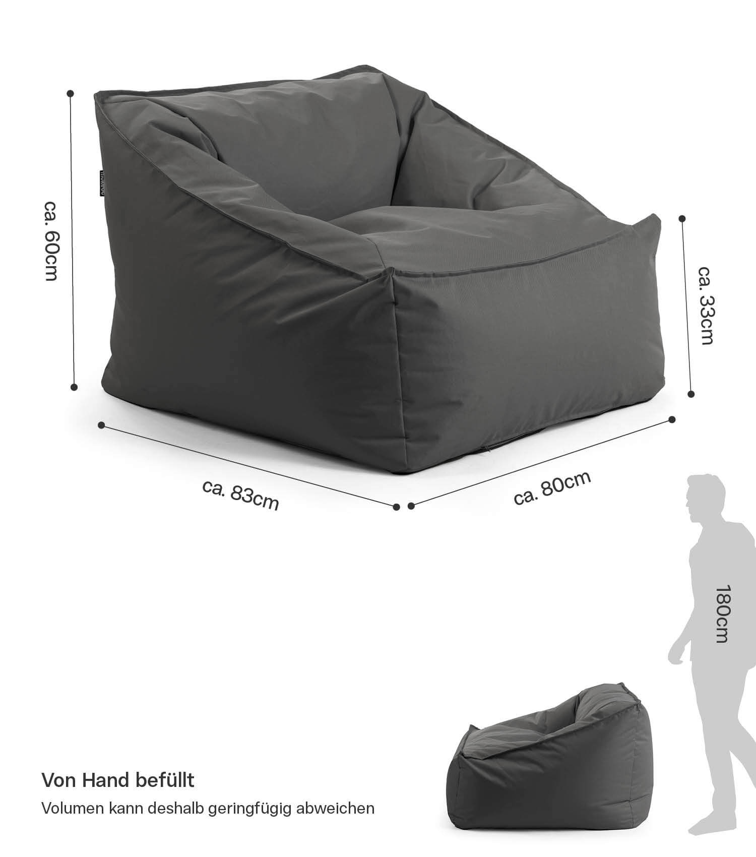 Outdoor zitzak 'Der Sunnyboy'