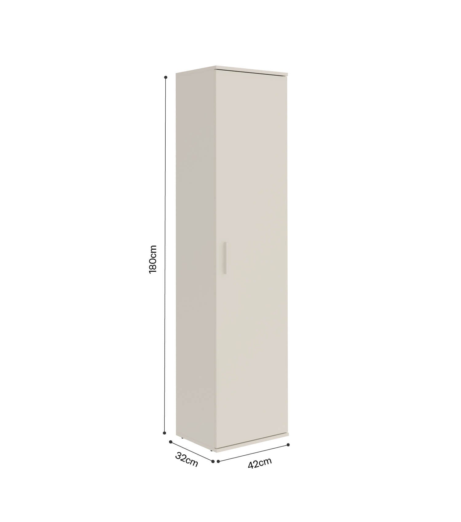 Besenschrank schmal Putzschrank Schrank Allzweckschrank Flurschrank Küchenschrank Mehrzweckschrank